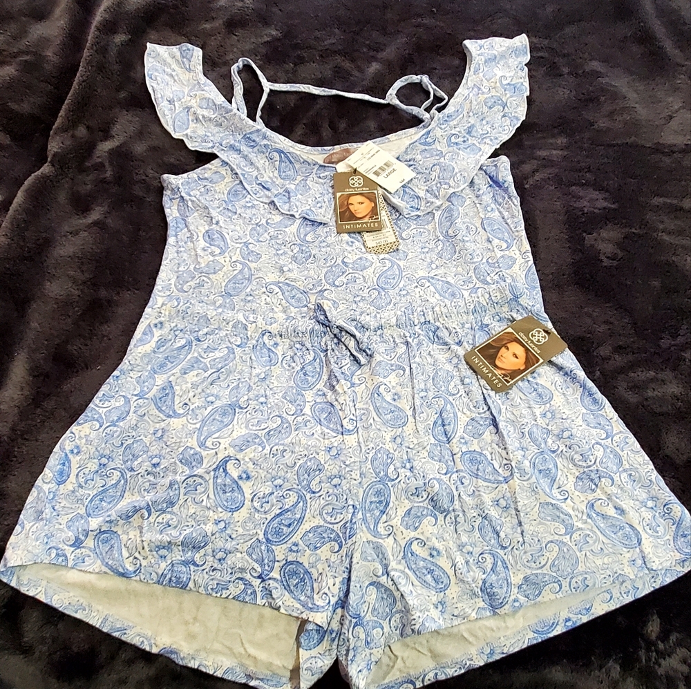 Daisy Fuentes Paisley 2 Pc Pajama Set